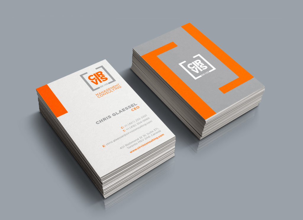 consulting firms toronto business cards